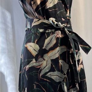 Tory Burch Bloom Print Wrap Dress